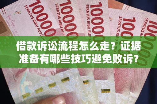 武汉借款诉讼流程怎么走？证据准备有哪些技巧避免败诉？