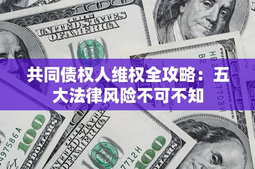 武汉共同债权人维权全攻略：五大法律风险不可不知