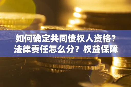 武汉如何确定共同债权人资格？法律责任怎么分？权益保障技巧揭秘！