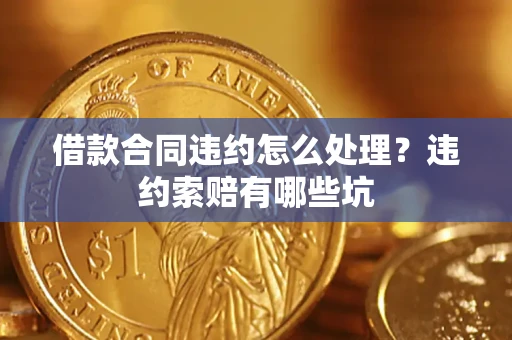 武汉借款合同违约怎么处理？违约索赔有哪些坑