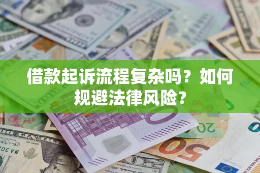 武汉借款起诉流程复杂吗？如何规避法律风险？