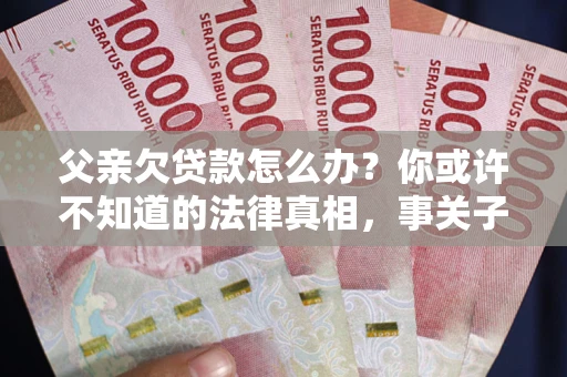 武汉父亲欠贷款怎么办？你或许不知道的法律真相，事关子女未来