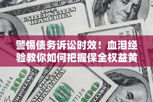 武汉警惕债务诉讼时效！血泪经验教你如何把握保全权益黄金期