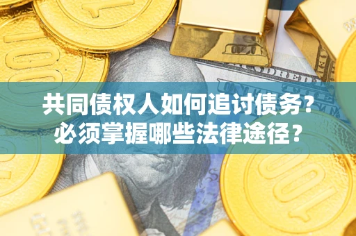 武汉共同债权人如何追讨债务？必须掌握哪些法律途径？
