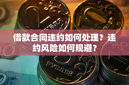武汉借款合同违约如何处理？违约风险如何规避？