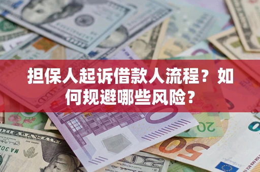 武汉担保人起诉借款人流程？如何规避哪些风险？