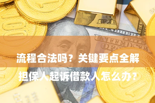 武汉

担保人起诉借款人怎么办？流程合法吗？关键要点全解析