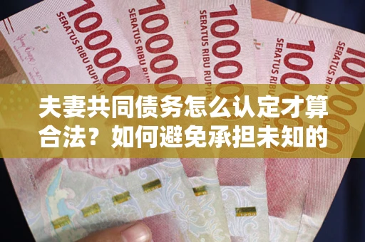 武汉夫妻共同债务怎么认定才算合法？如何避免承担未知的债务风险？