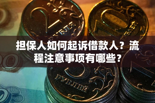 武汉担保人如何起诉借款人？流程注意事项有哪些？